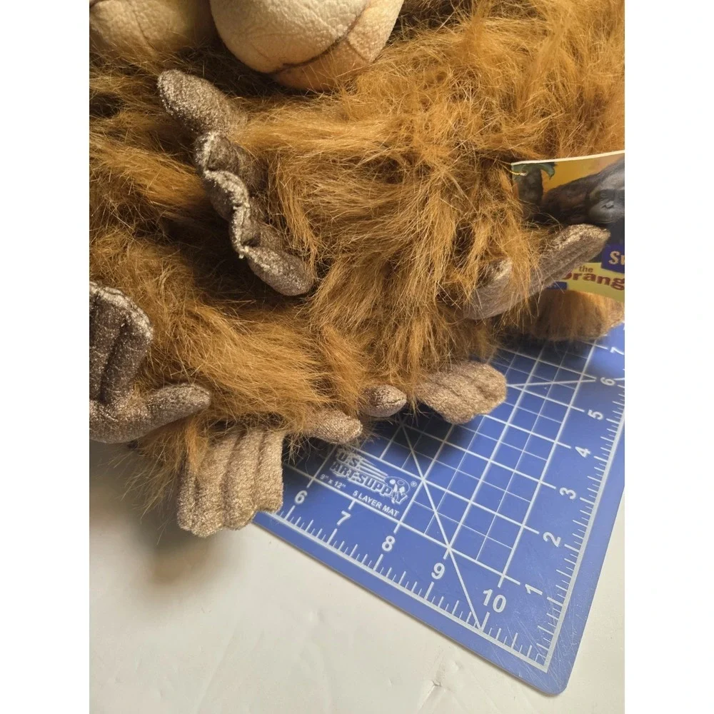 Vtg 2000 Toys R Us Stuffed Animal Planet Monkey Orangutan Swinger & Baby w/Tags